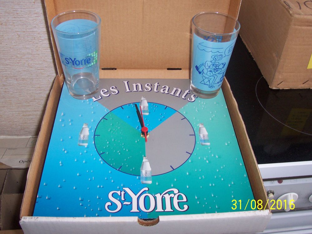 VERRES + PENDULE ST YORRE 25 Puteaux (92)