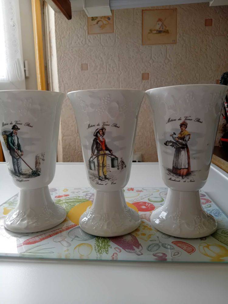 3 verres en porcelaines 40 Bobigny (93)