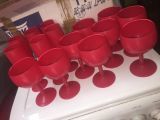 Lot de 12 verres rouges 0 Paris 20 (75)