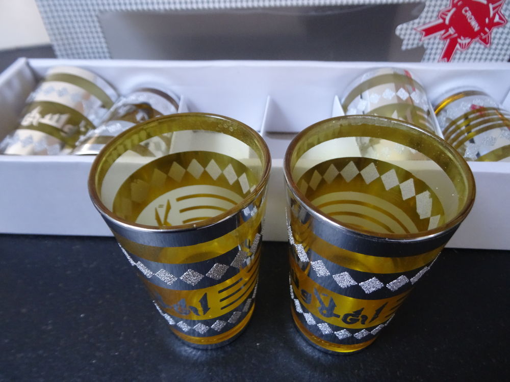 Set de 6 verres tumblers ou verres � th�, style oriental 8 Brest (29)