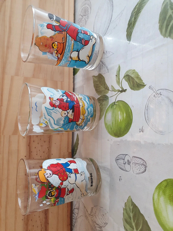 lot de 3 verres vintage 
made in france 
Bibifoc 20 Aubvillers (80)