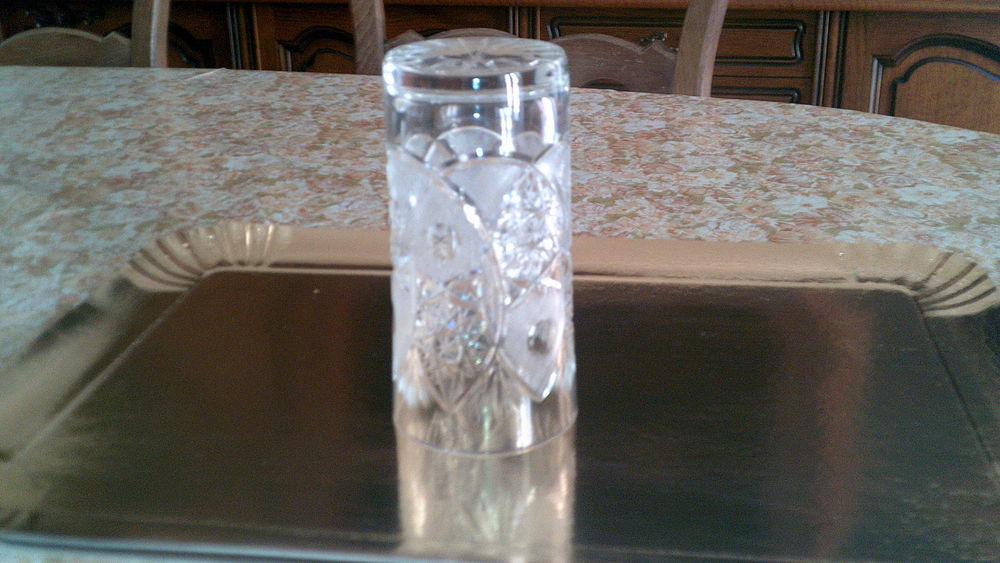 4 verres à whisky en cristal