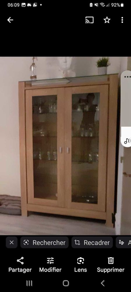 verri�re avec portes vitr�es et lumi�re int�gr�e 100 Estaires (59)