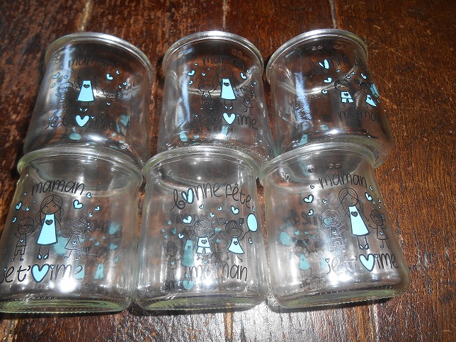 LOT DE 8 VERRINES BOONE FETE MAMAN 5 Saint-Denis-en-Val (45)