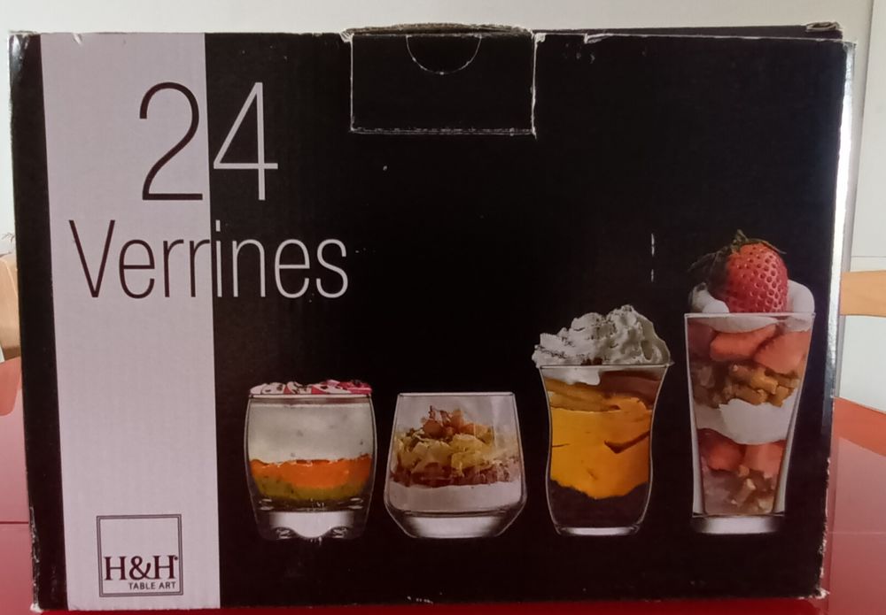 Lot verrines 24 pi�ces 21 Barberaz (73)