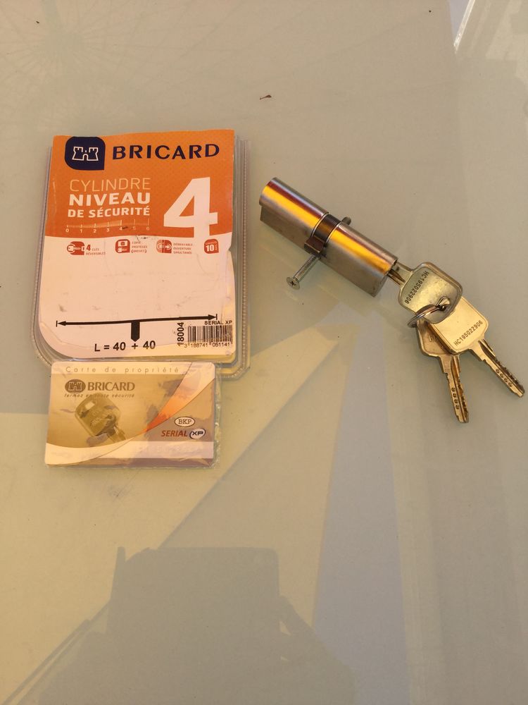 Verrou Serrure Cylindre BRICARD 60 Toulouse (31)