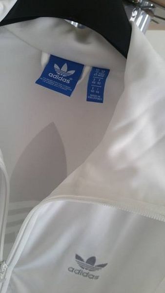 veste adidas original blanche