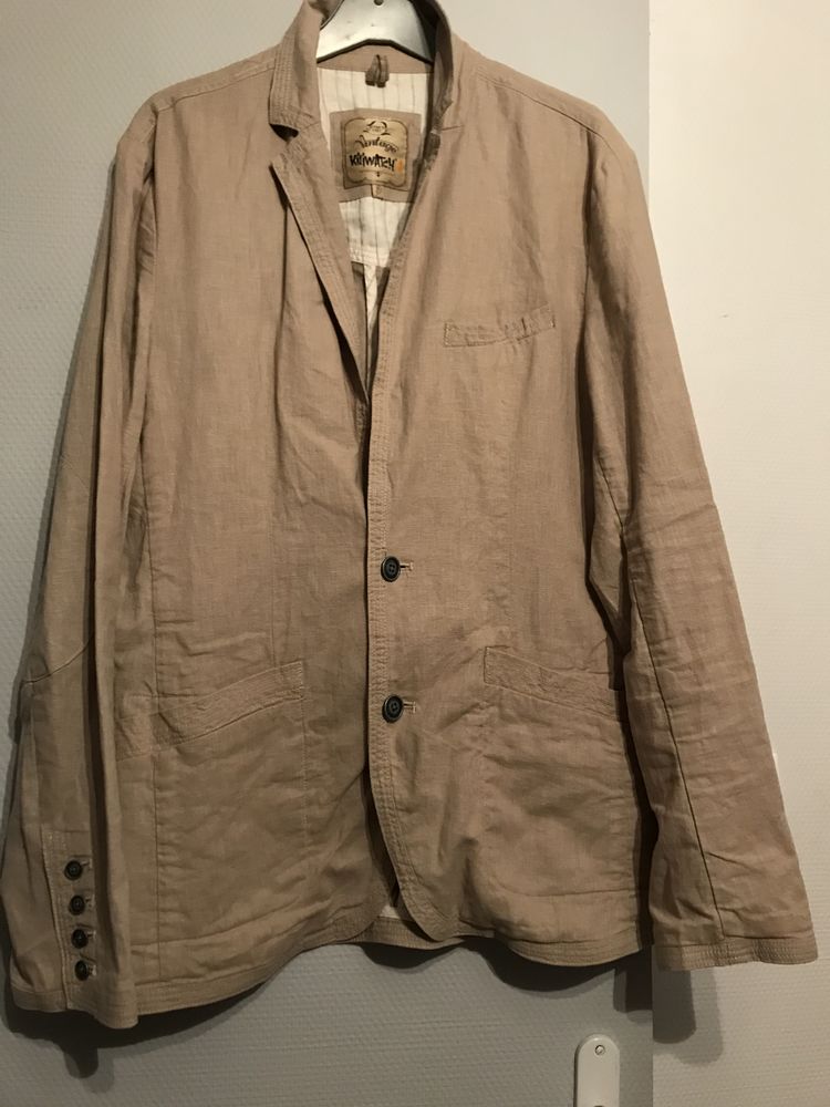 VESTE BLAZER EN LIN & COTON  Taille S  BEIGE 17 Saint-Genis-Laval (69)