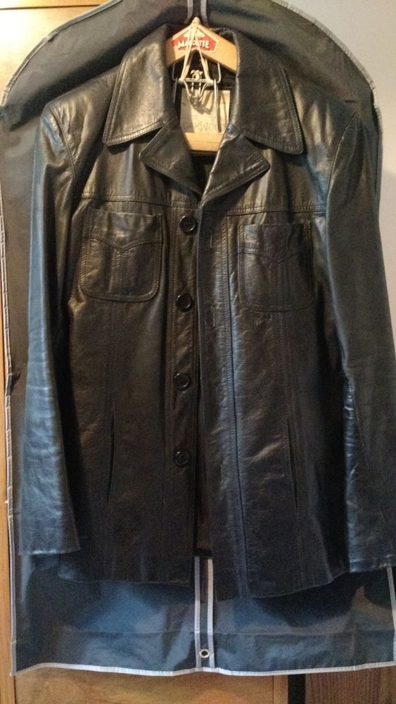 Veste blazer OAKWOOD 100% cuir Buffle Tail/M 80 Aubenas (07)