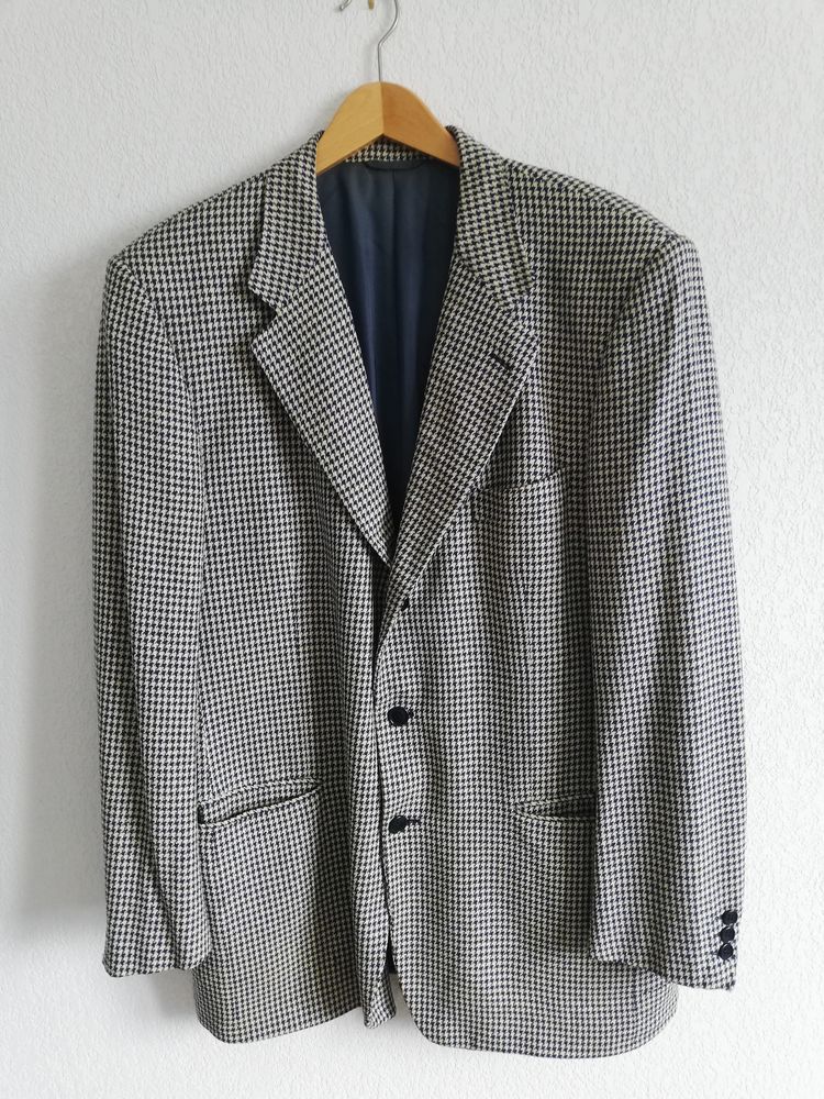 Veste Blazer Pure Soie Cerruti 47 Bouzigues (34)