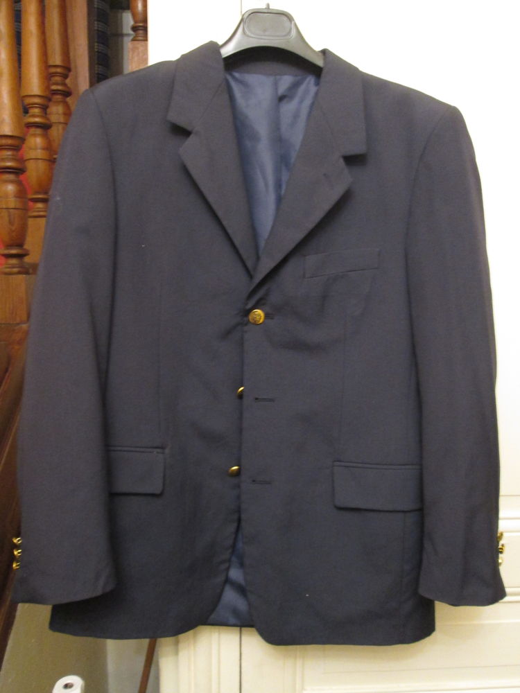 Veste bleu marine boutons dor�s 10 Herblay (95)