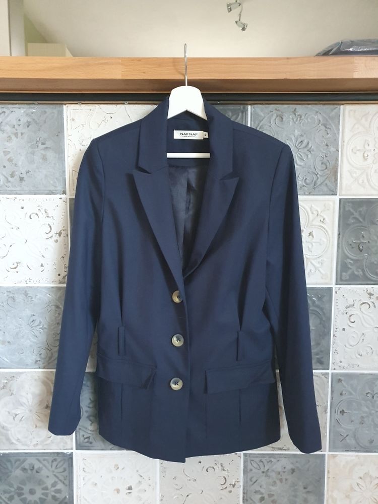 Veste naf naf bleue marine 10 Le Torp-Mesnil (76)