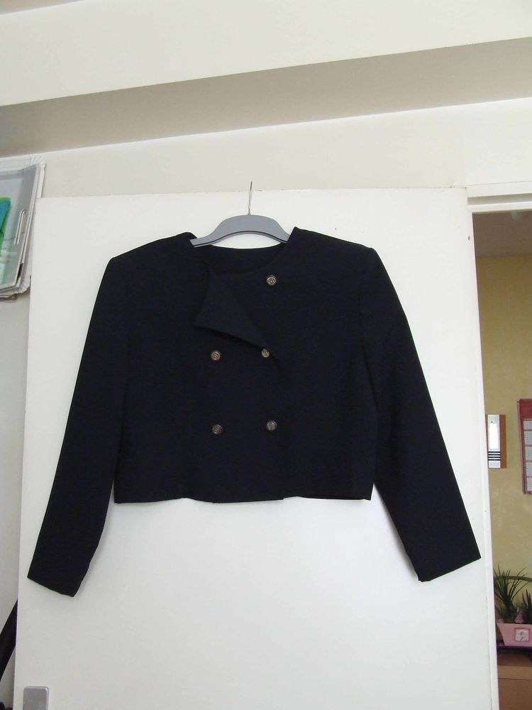 Veste bol�ro, Bleu marine, T. 42 44, TBE 8 Bagnolet (93)