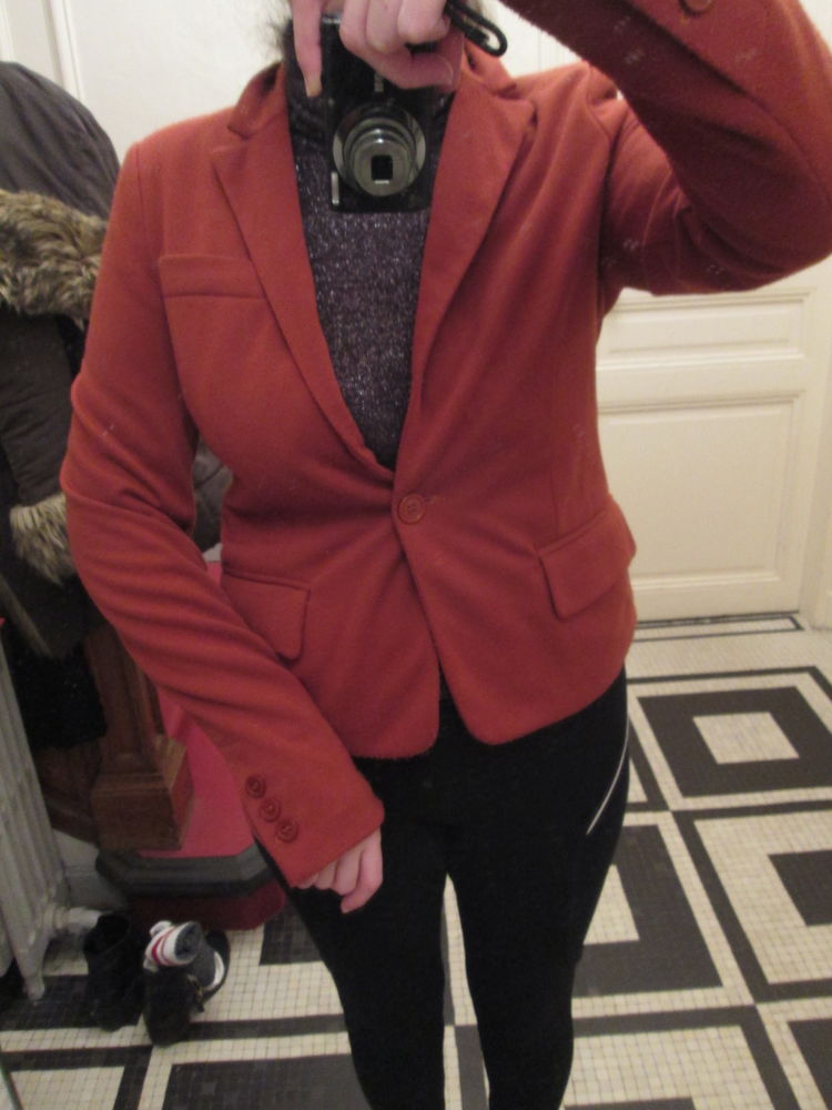 Veste brique coton et polyester 5 Herblay (95)