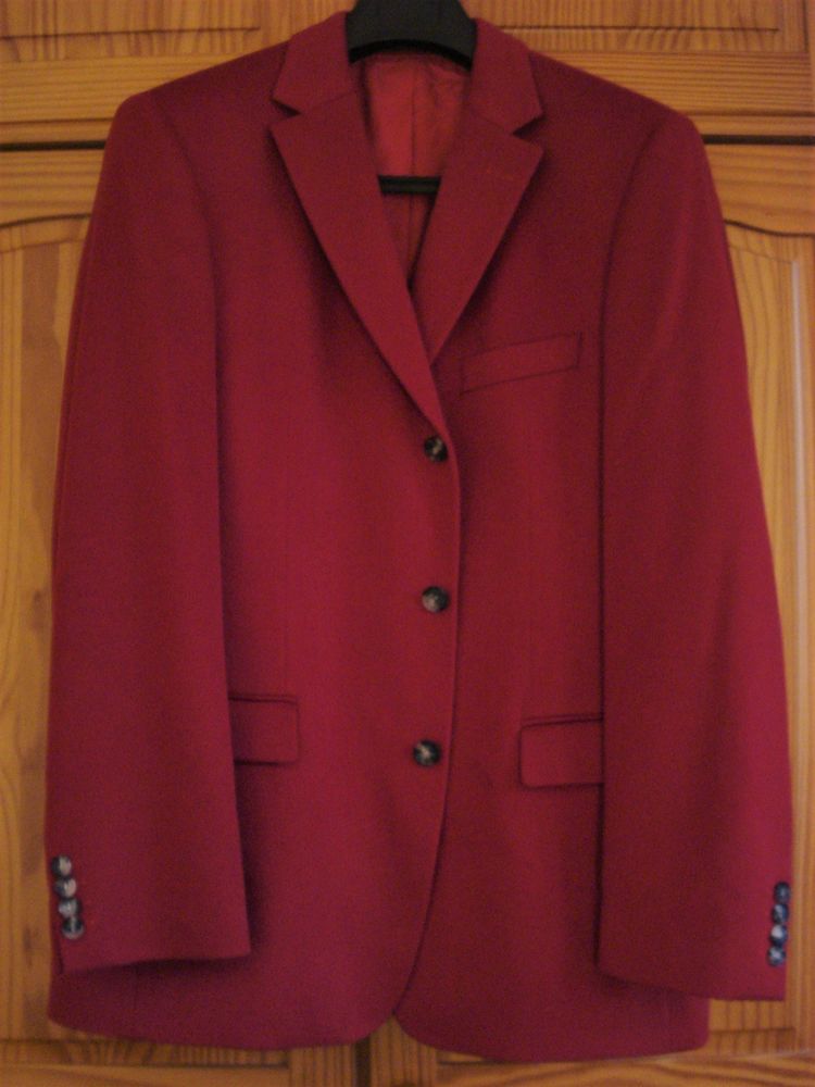 Veste en cashemire rouge pour homme - HUGO BOSS 60 Croissy-sur-Seine (78)