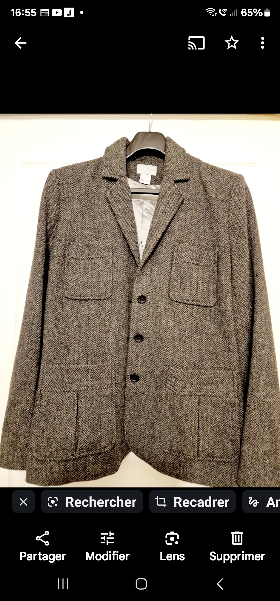 Veste classique chaude en laine 45 Antibes (06)