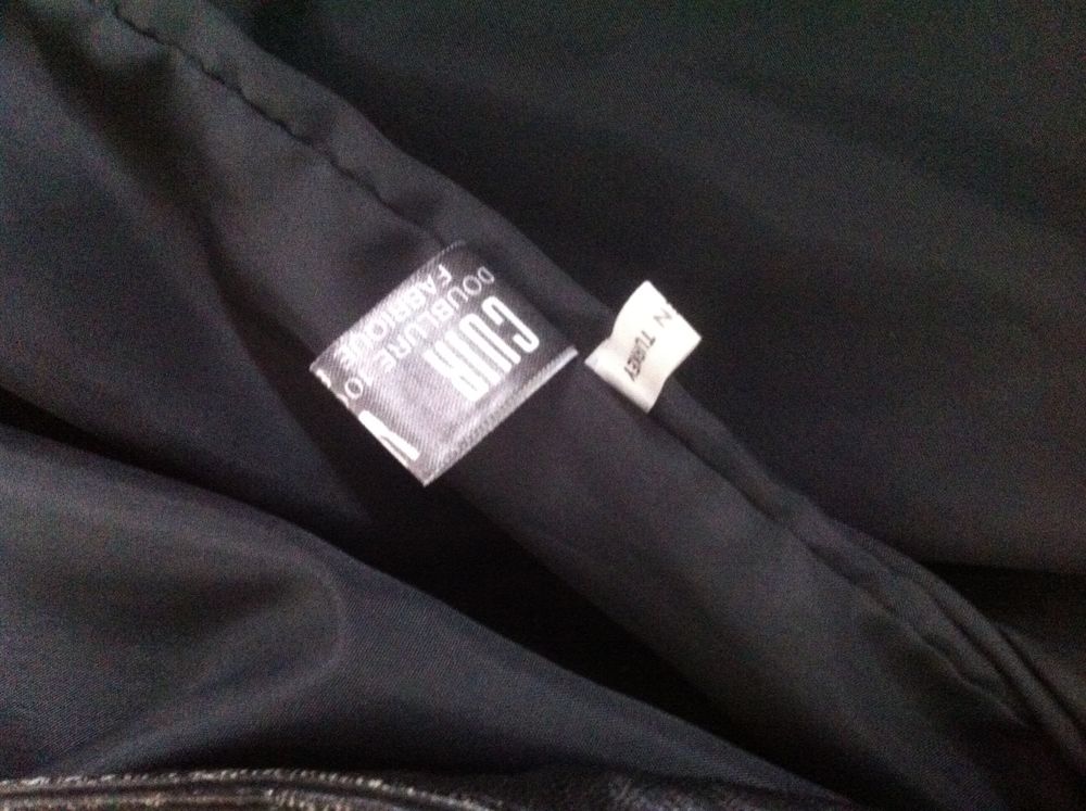 Veste cuir femme noire 39 Sainte-Marie (66)