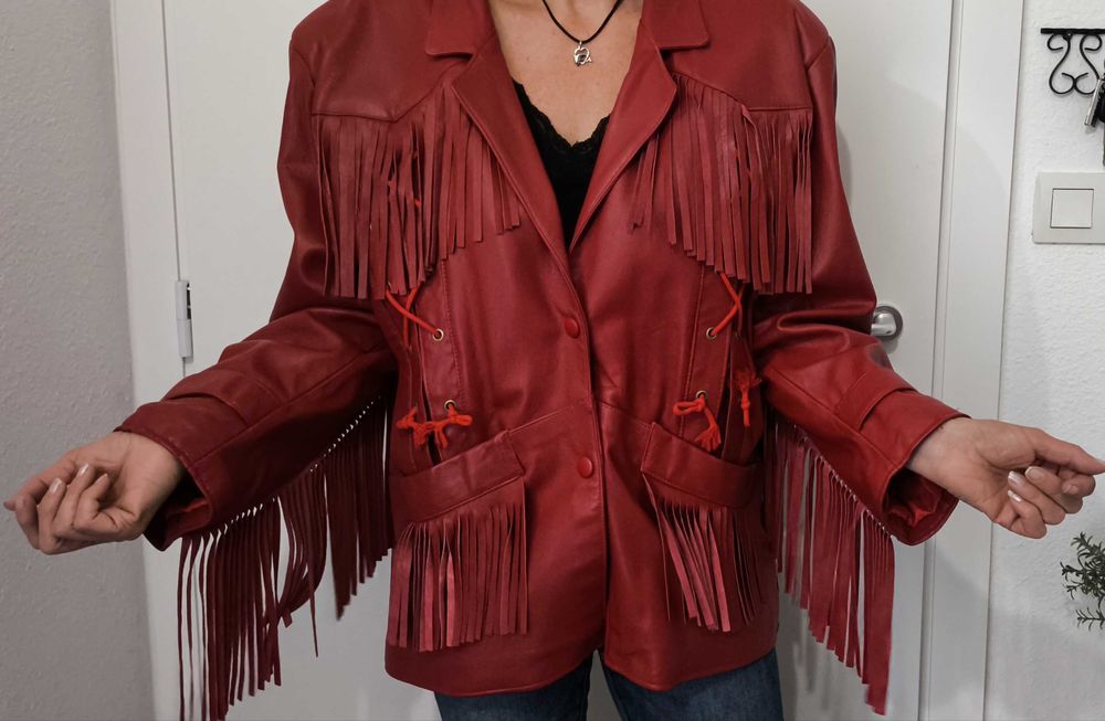 Veste cuir femme 120 Vauvert (30)