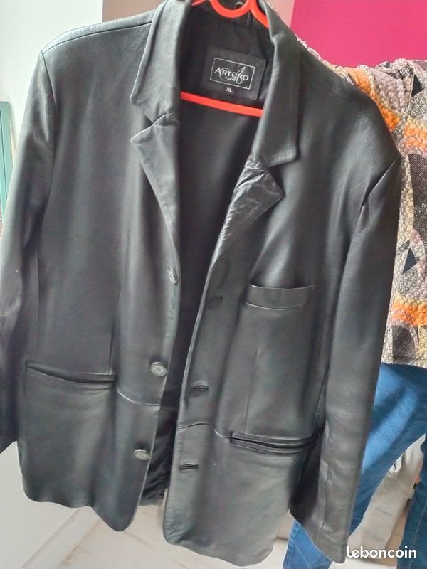 Veste en cuir homme 50 Pont-de-Buis-l�s-Quimerch (29)
