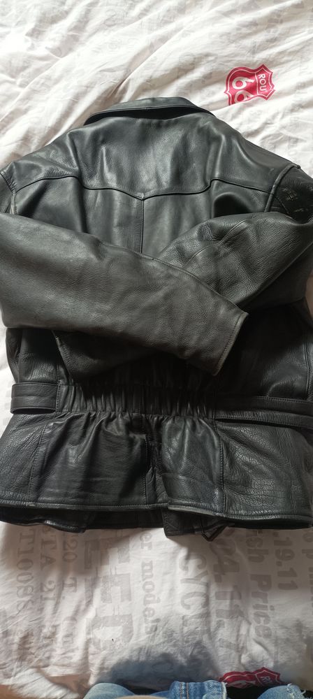 Veste cuir moto 40 B�con-les-Granits (49)
