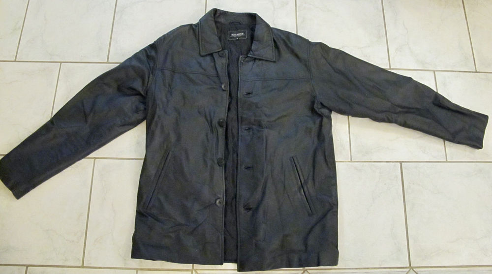 Veste cuir noir homme 20 Marolles (41)
