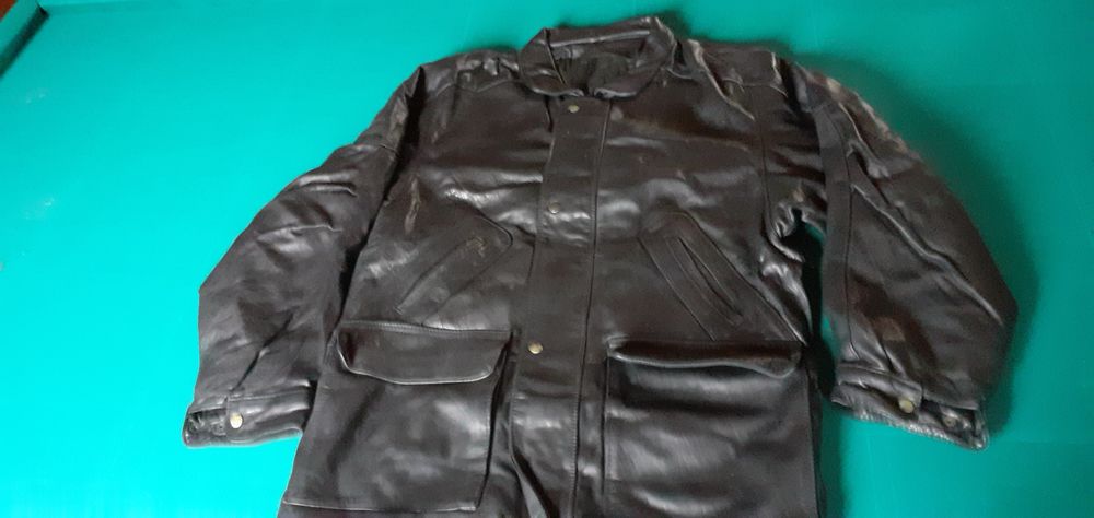 Veste en cuir - taille XL 150 Camo�l (56)