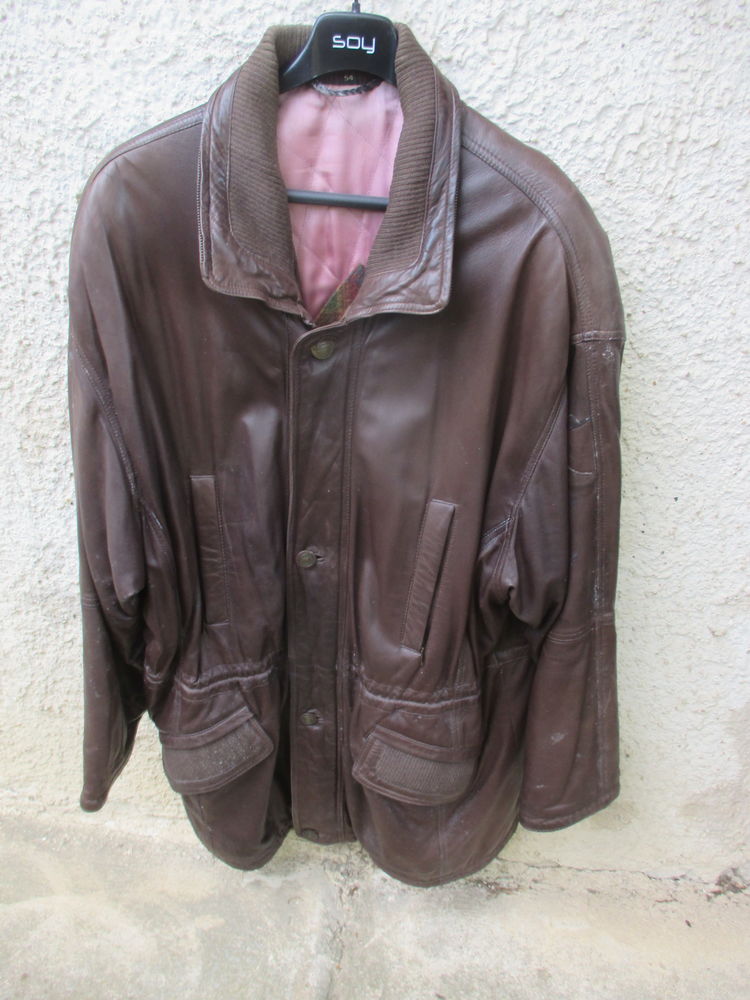 Veste cuir v�ritable XL 130 P�ronnas (01)