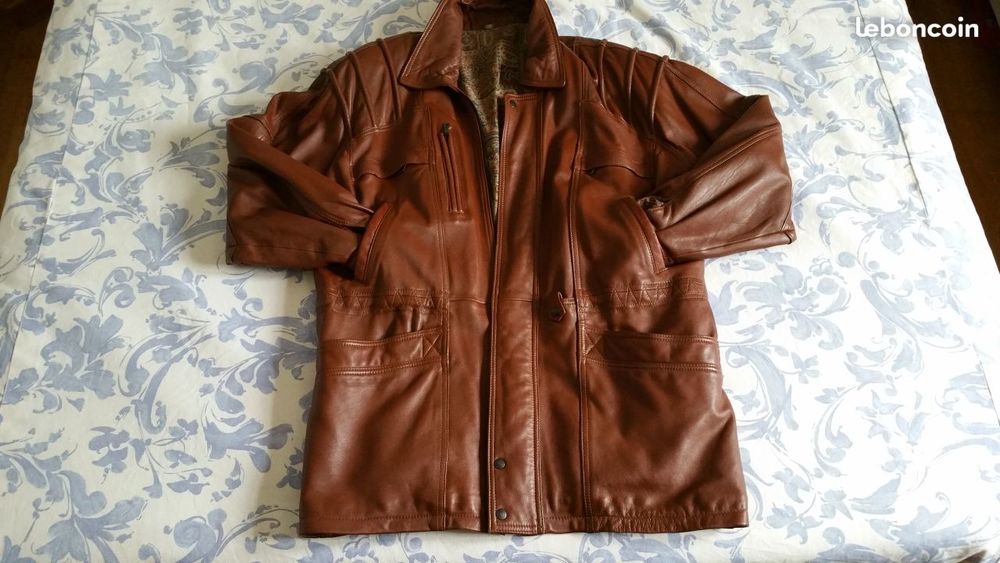 Veste en cuir 100 Blandy (77)