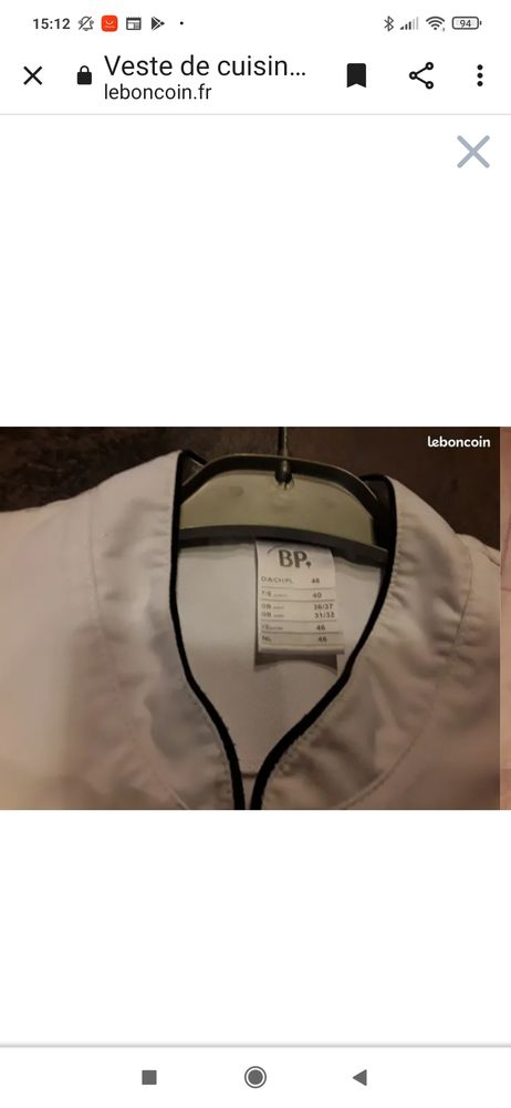 veste de cuisine quasi neuve 5 Breteni�re (21)