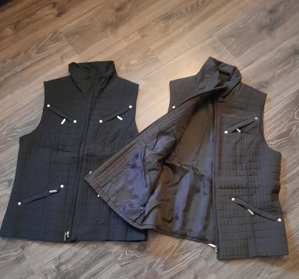 Veste doudoune marron ou noire s. manches neuve T 38 - 40 10 Domart-en-Ponthieu (80)