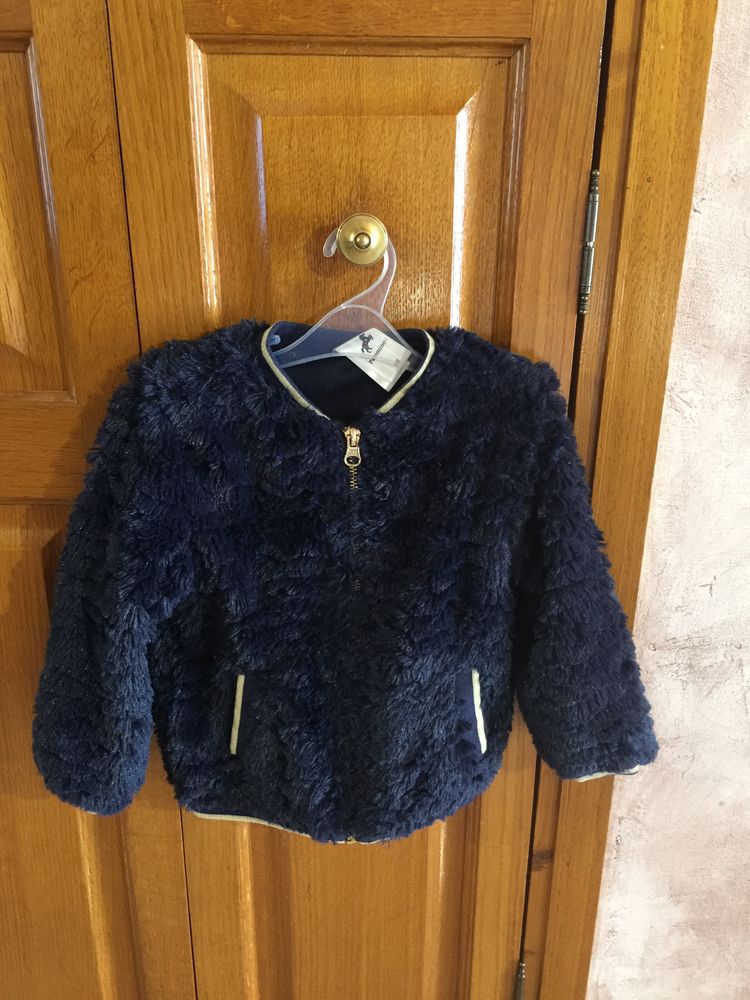 Veste enfant fille couleur bleue 4 Saleilles (66)