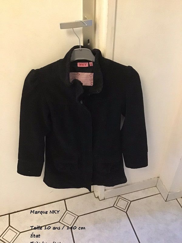 veste fille 10 ans  NKY  noire 12 Lampertheim (67)