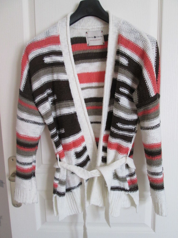 Veste gilet femme multicolore Cache Cache Taille 2 12 Chauriat (63)