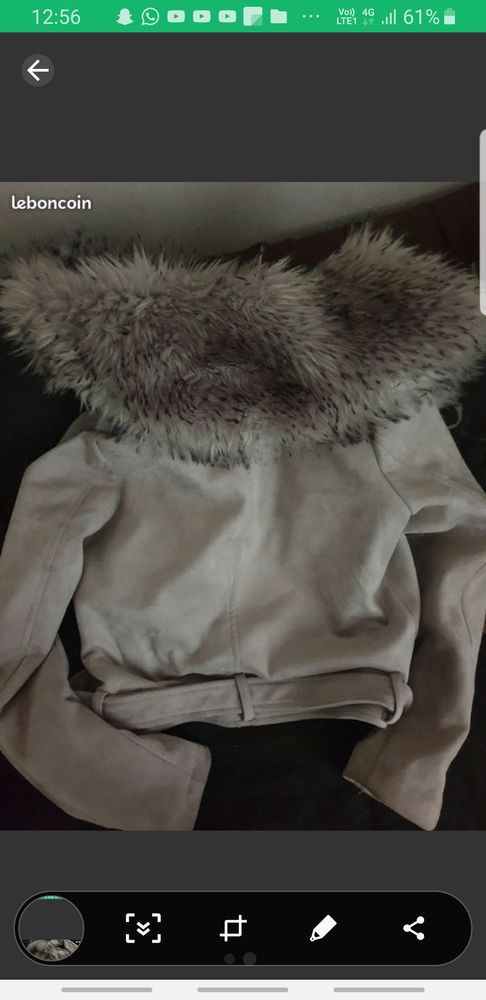 Veste grise 25 Champigny-sur-Marne (94)