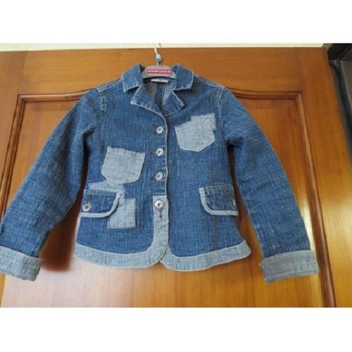 veste en jean bicolore taille 8 ans DPAM, 12 Fessenheim (68)
