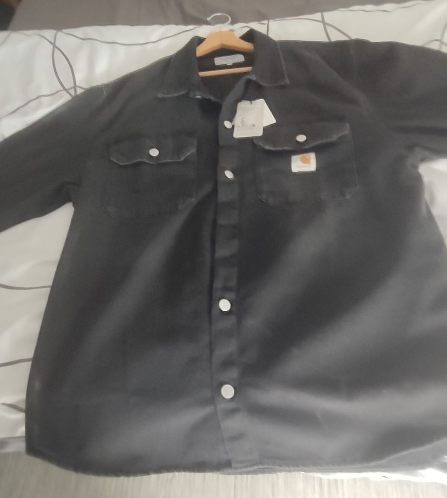 Veste jean noir cahaart taille xl. 75 Carvin (62)