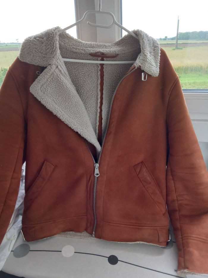 veste jules en daim marron clair homme taille M 20 Estaires (59)