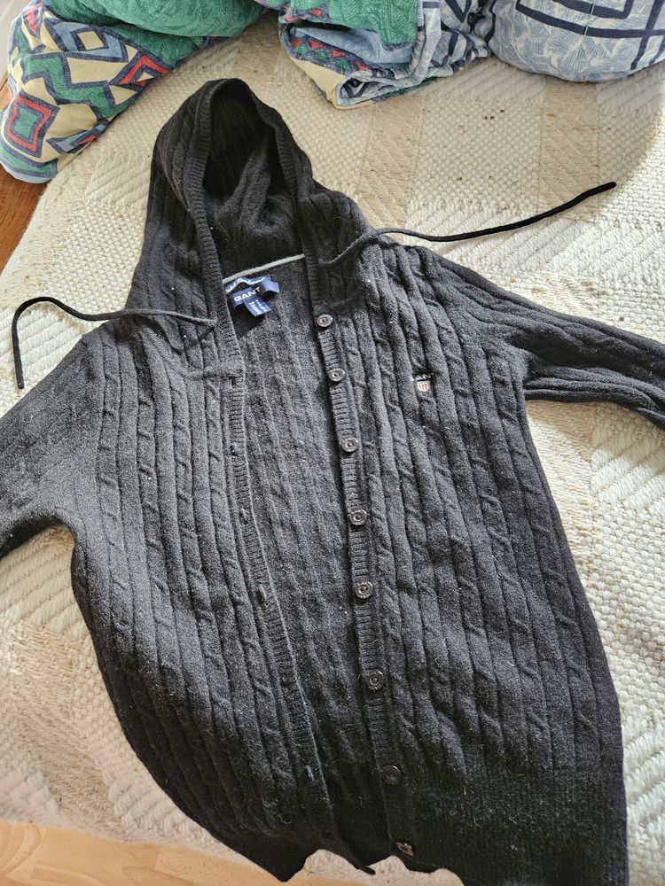 Veste laine noire femme petit 36 exc.�tat 9 Villars (42)