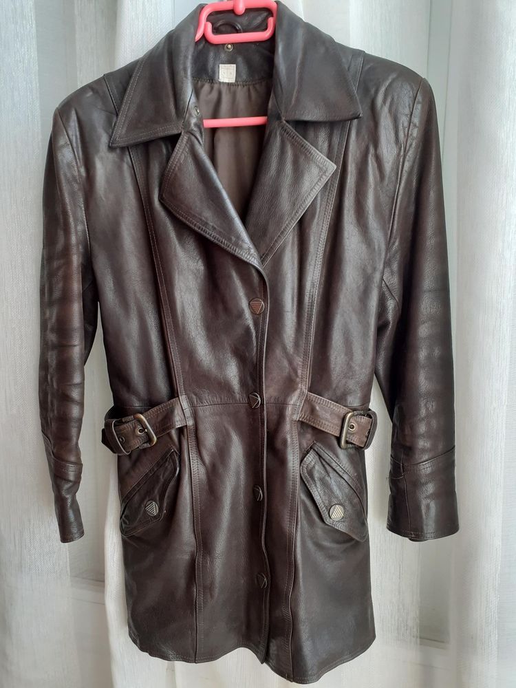 Veste longue pour femme en cuir pleine fleur 120 Arles (13)