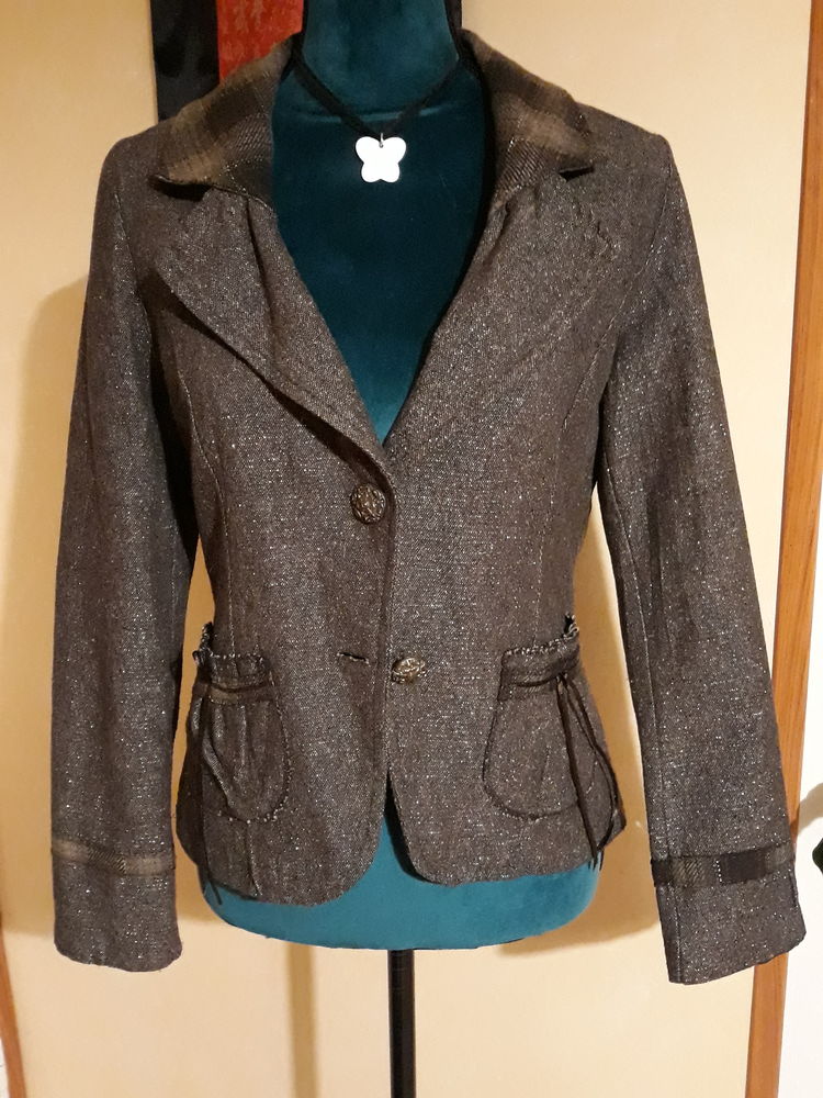 Veste marron et fils brillants - Micky - Taille M 10 Livry-Gargan (93)