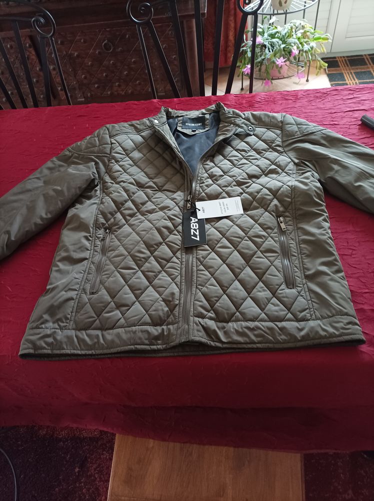 Veste matelass�e vert fonc� 45 Les Pieux (50)