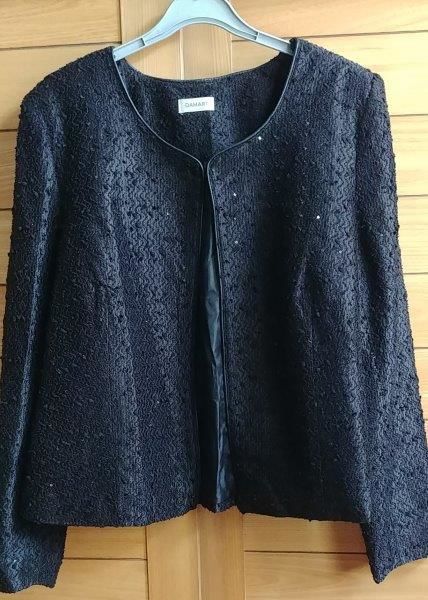 veste noire avec paillettes marque DAMART taille 48 20 Varennes-Vauzelles (58)