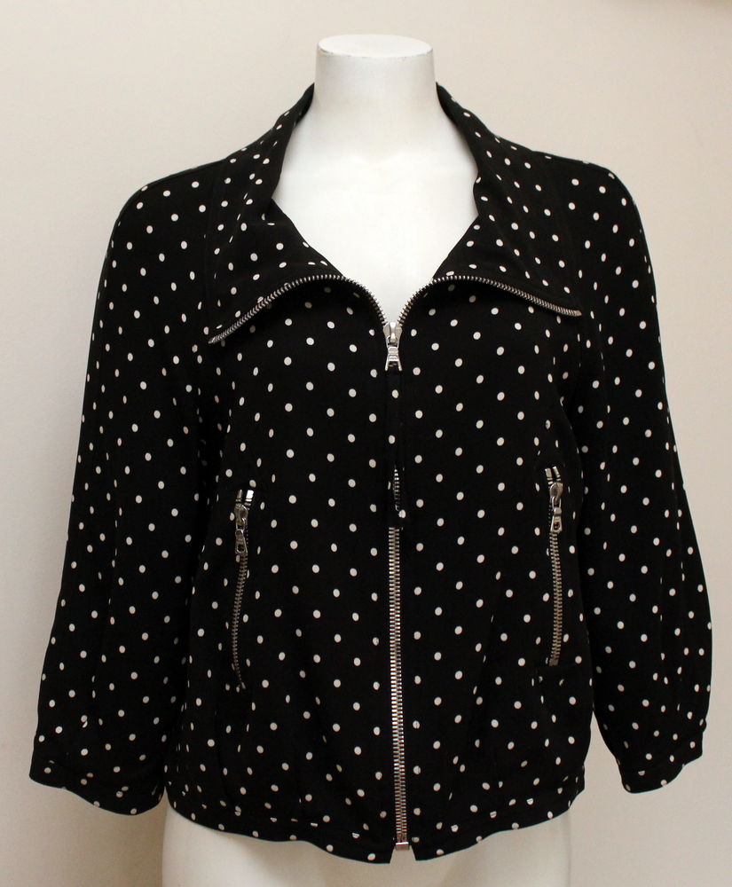Veste pois noir & blanc GEORGES RECH T.40 Fr 70 Issy-les-Moulineaux (92)
