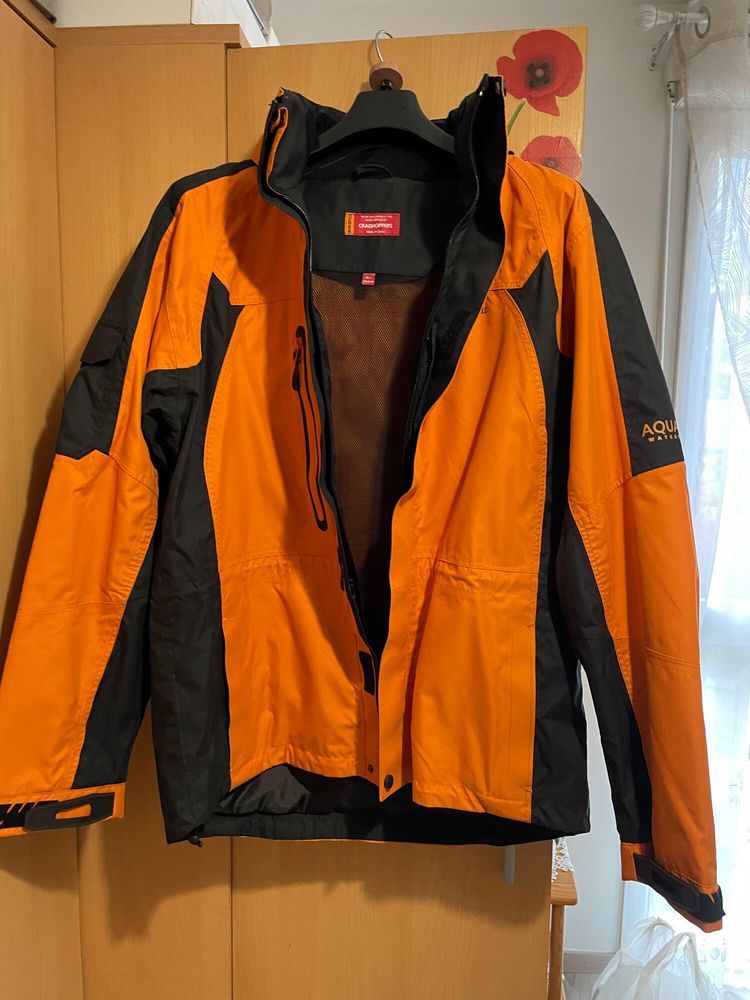 Veste de randonn�e imperm�able survival orange et noir 40 Ch�tillon-sur-Chalaronne (01)