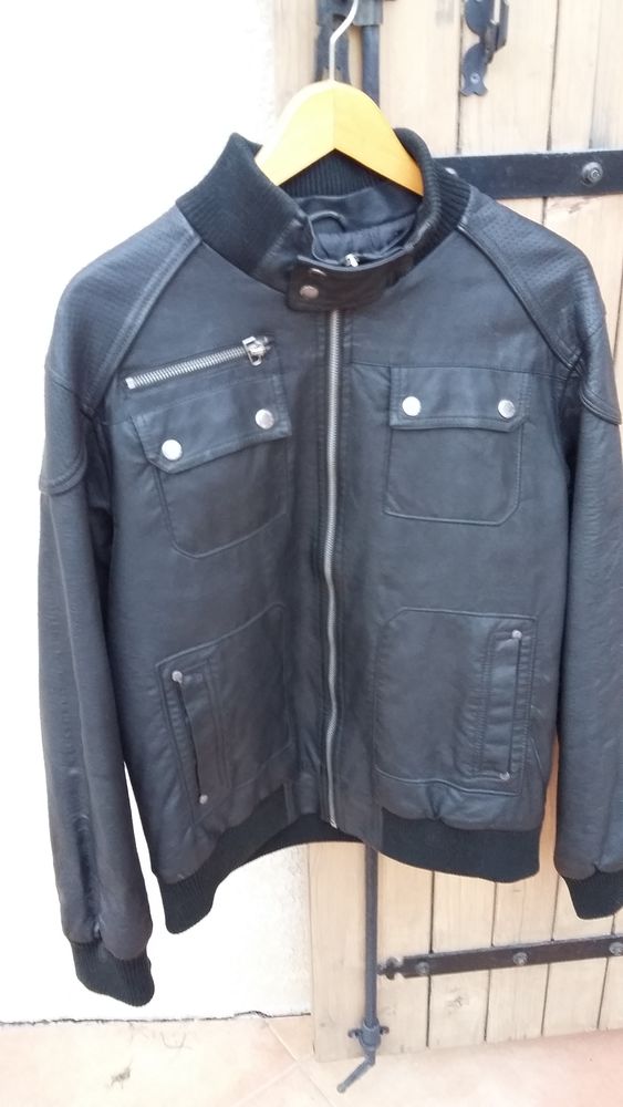 Veste en simili cuir 20 Port-de-Bouc (13)