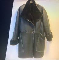 VESTE SPORT PEAU LAIN��E NOIRE T.42/44 249 Cannes (06)