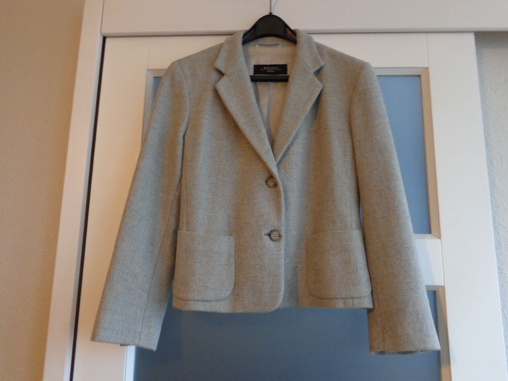 Veste en tweed chaud bleu chin�. 15 Toulouse (31)