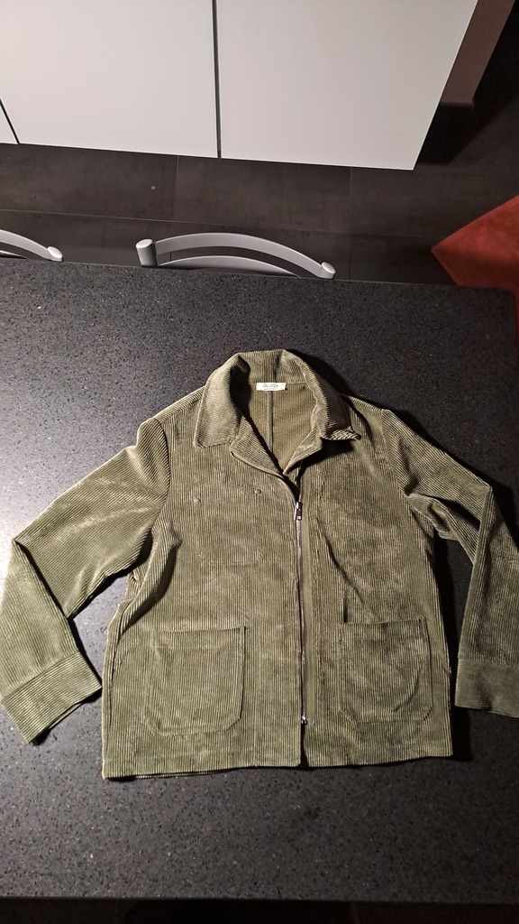 Veste en Velours C�tel� Vert Olive 15 Dijon (21)