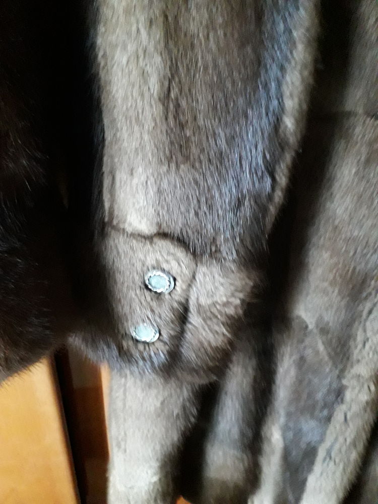 une veste en vison  un manteau rat du canada peu port� 0 Courbevoie (92)