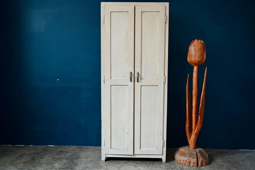 Vestiaire d'atelier armoire parisienne patin�e vintage indus 590 Wintzenheim (68)